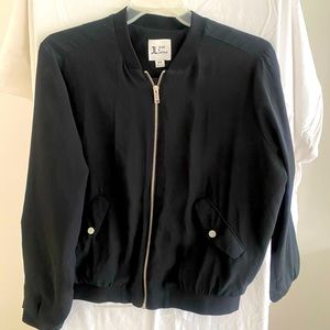 Jules & Leopold black bomber jacket.  Size M.
